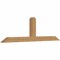 Ekena Millwork Portland Smooth Timber Gable Bracket, Western Red Cedar, 96"W x 28"H x 5 1/2"D x 5 1/2"F, 7/12 Pitch GBW096X28X0606POR00SWR - alternate 5